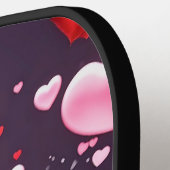 Valentijn Pickleball Love – Heart & Paddle Design (Links Detail)