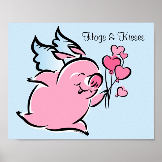 Valentijn Pig Poster (Voorkant)