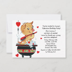 Valentijn Piglet Uitnodiging