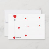 Valentijn Piglet Uitnodiging (Achterkant)