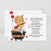 Valentijn Piglet Uitnodiging (Voorkant / Achterkant)