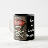 Valentijn Pirate Coffee Mok (Voorkant links)