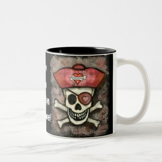 Valentijn Pirate Coffee Mok (Rechts)