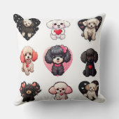 Valentijn poedelhond | HONDENLIEFHEBBERS | Kussen (Achterkant)