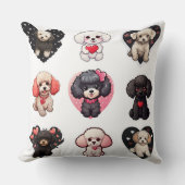 Valentijn poedelhond | HONDENLIEFHEBBERS | Kussen (Voorkant)