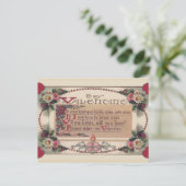 Valentijn Poem Feestdagenkaart (Staand voorkant)