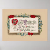 Valentijn Poem Poster (Voorkant)