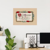 Valentijn Poem Poster (Thuiskantoor)