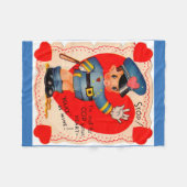 valentijn politiejongen uit 1930 fleece deken (Voorkant (Horizontaal))