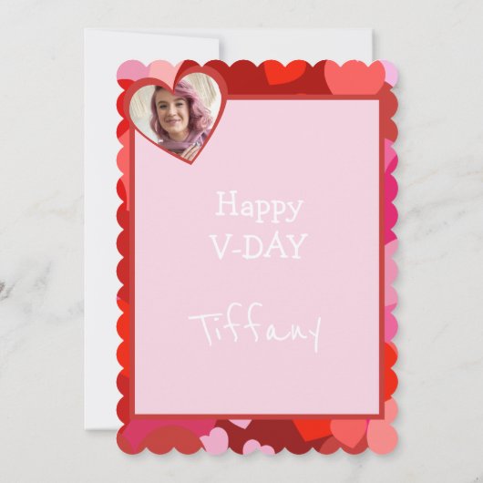 Valentijn Pop Feestdagenkaart (Achterkant)