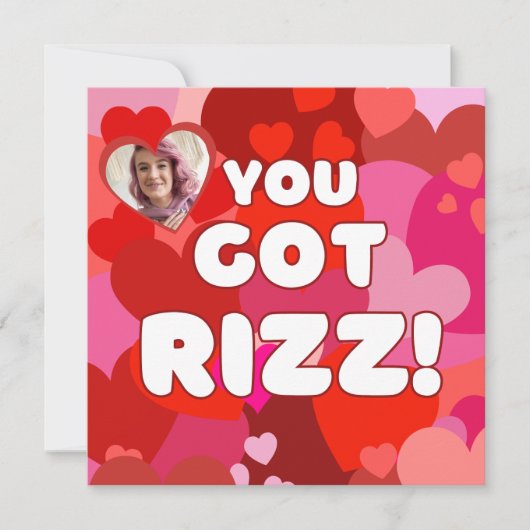 Valentijn Pop Feestdagenkaart (Voorkant)