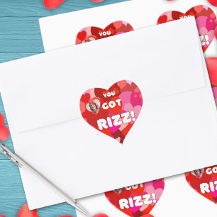 Valentijn Pop Hart Sticker