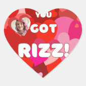 Valentijn Pop Hart Sticker (Voorkant)