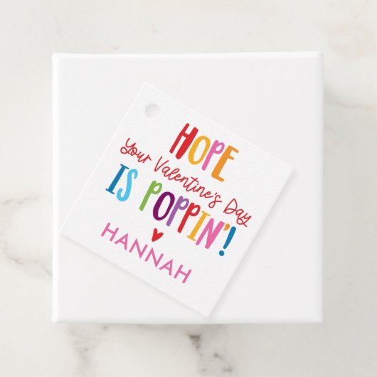 Valentijn Pop Het bevoordeelt Kinder Valentijn Bedankjes Labels (In situ)