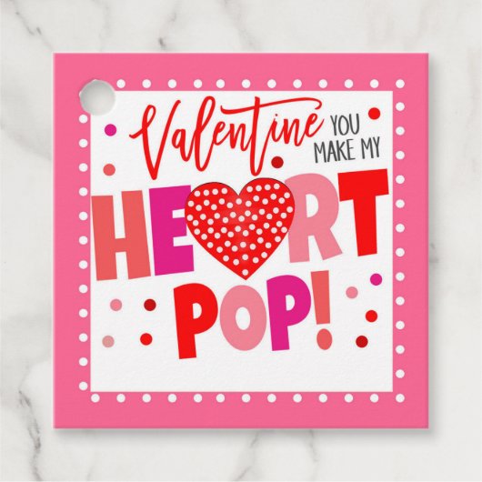 Valentijn Pop Het Gift Labels (Voorkant)
