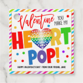 Valentijn Pop Het Gift Labels (Voorkant)