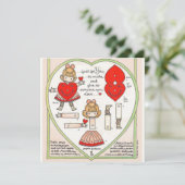 Valentijn-pop-upwandkaart Kaart (Staand voorkant)