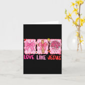 Valentijn Preppy Christelijke Liefde Als Jezus Man Kaart (Gele Bloem)