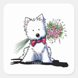 Valentijn Prince Westie Stickers