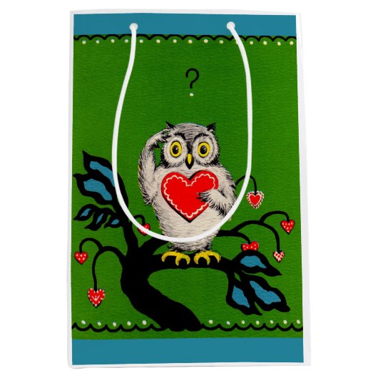 Valentijn prullenplaat medium cadeauzakje (Voorkant)