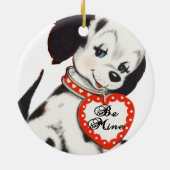 Valentijn puppy dalmatie keramisch ornament (Achterkant)