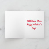  Valentijn Puppy Feestdagen Kaart (Binnen)