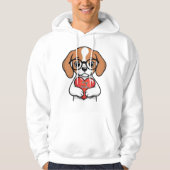Valentijn Puppy Hoodie (Voorkant)
