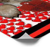 VALENTIJN PUPPY - IK WUF JE! (IK HOOR VAN U) POSTE POSTER (Hoek)