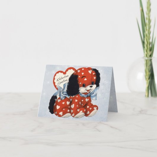  Valentijn Puppy Kaart voor kinderen (Voorkant)