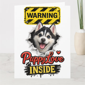 Valentijn Puppy Liefde Kaart