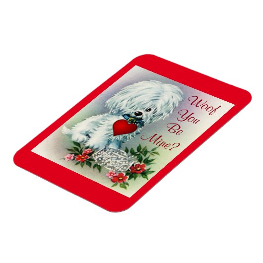  Valentijn Puppy Magneet (Linkerzijde)