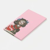  Valentijn Puppy Post-it® Notes (Schuin)