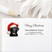 Valentijn Puppy Rozen - Labrador - Zwart lab Etiket (Insitu)