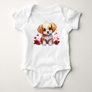Valentijn Puppy, Whimsical Valentijn, Gepersonalis Romper