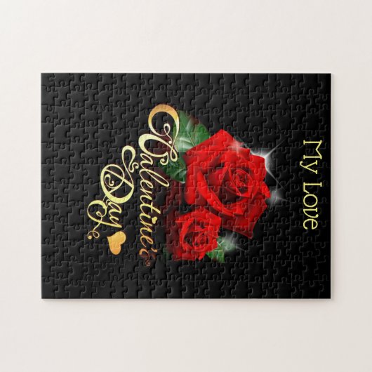 Valentijn puzzel legpuzzel (Horizontaal)