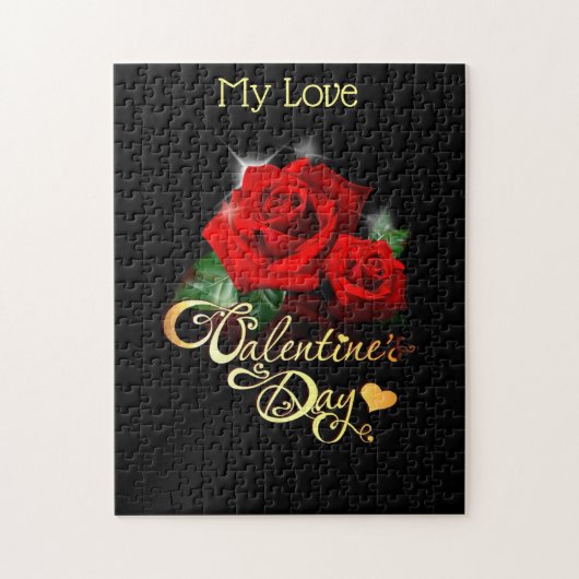 Valentijn puzzel legpuzzel (Verticaal)