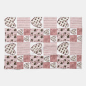 Valentijn quilt keukendoeken theedoek (Horizontaal)