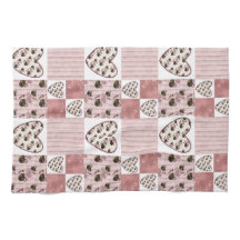 Valentijn quilt keukendoeken