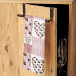 Valentijn quilt keukendoeken theedoek
