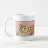 Valentijn Rabbit en Teddy Bear Coffee Mok (Links)