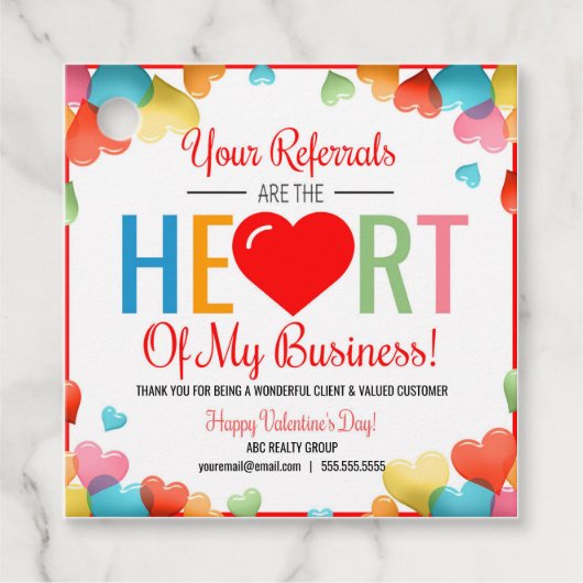 Valentijn Realtor Label (Voorkant)