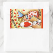  Valentijn Rechthoekige Sticker (Tas)