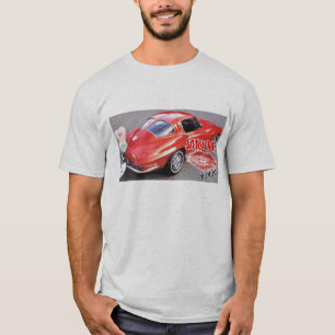 Valentijn Red Corvette Klassiek T-shirt