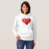 Valentijn Red Heart Sweatshirt (Voorkant volledig)