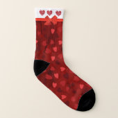 Valentijn Red Multi Hearts Bow Sokken (Links binnenkant)