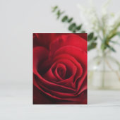 Valentijn Red Rose Feestdagenkaart (Staand voorkant)