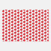 Valentijn Red Roses Liefde en Harten Inpakpapier Vel (Voorkant 3)