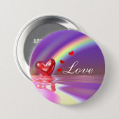 Valentijn Reflecties Ronde Button 7,6 Cm (Voorkant /achterkant)