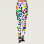 valentijn regenboogharten leggings (Achterkant)