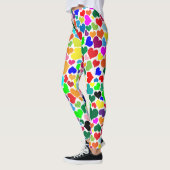 valentijn regenboogharten leggings (Links)